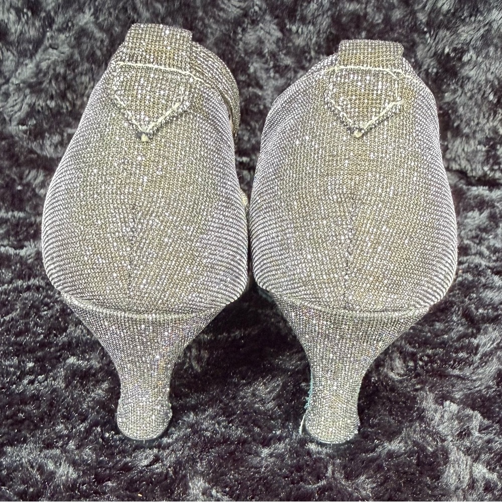 Vintage Byworld Ballroom/Latin Dance Shoes Silver Mesh | EU 39 - Picture 5 of 5